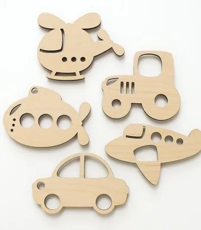 Accessoires en bois voitures et avions