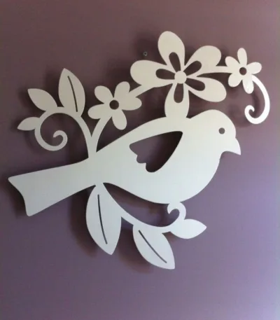 Oiseau en bois pour décoration