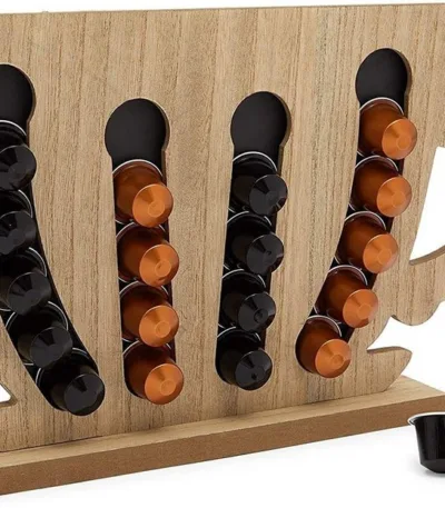 Porte-capsules en bois personnalisée