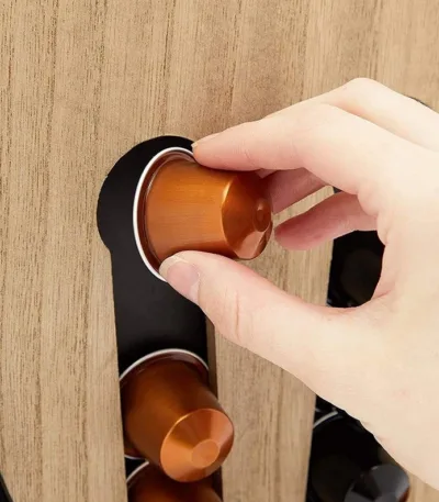 Porte-capsules en bois