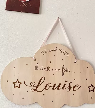 décoration pour naissance , décoration de chambre enfant artisbois maroc